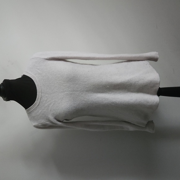 *SOLD* FORTE Cashmere | 100% Cashmere sweater neutral oatmeal sz S - Picture 7 of 7